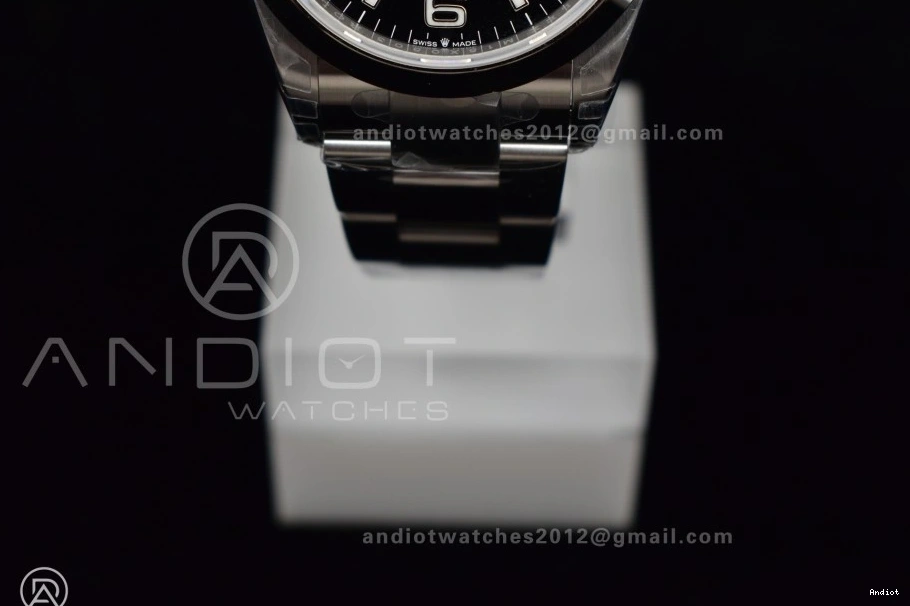 Explorer 124270 VSF on 904L Edition Best 1:1 SS Black 36mm Bracelet Dial DD3230 Steel 0312